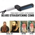 thumbnail image 1 of Beard Straightening Electric Beard Hair Comb Men Curling Brush Styler curly hair straightening man's style magic massage comb, 1 of 7