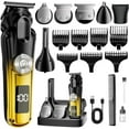 thumbnail image 1 of Beard Trimmer for Men, IPX6 Waterproof Electric Shaver Razor&Cordless Hair Clipper Grooming Kit Hair Trimmer for Nose, Body, Face and Mustache, Gifts for Men, 1 of 6
