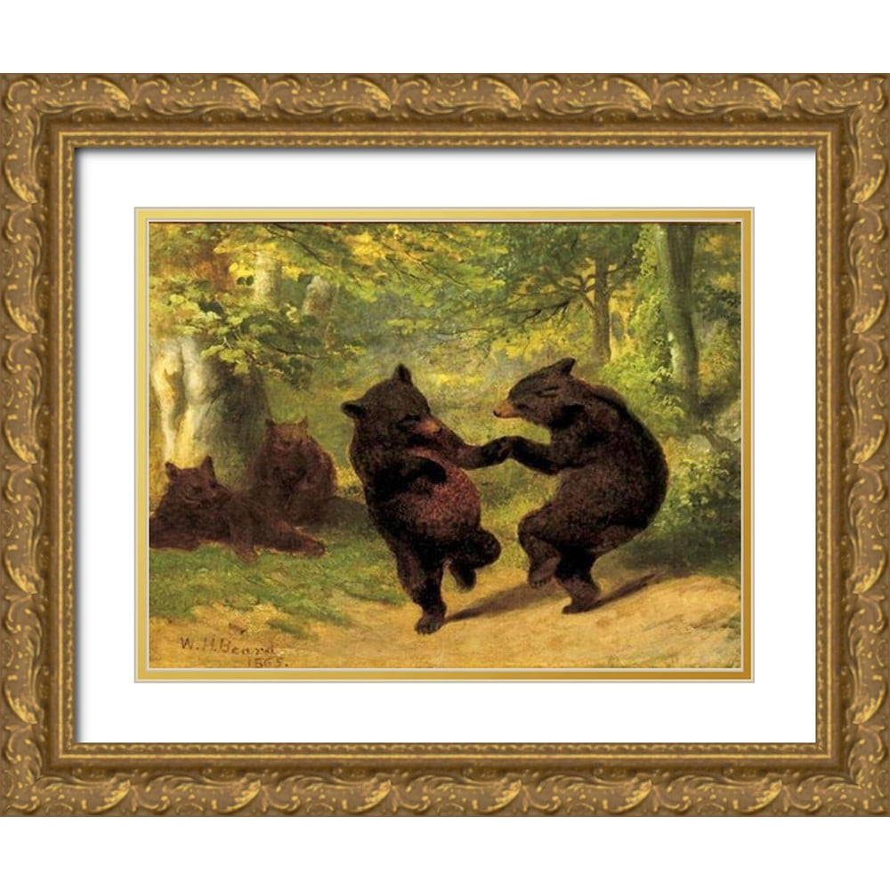 Amazon.com: ArtDirect Dancing Bears 20x16 Large Unframed Art