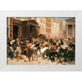 thumbnail image 1 of Beard, William Holbrook 32x23 White Modern Wood Framed Museum Art Print Titled - Bulls and Bears in the Market, 1 of 4