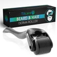 thumbnail image 1 of Tilcare Beard and Hair Derma Roller (1Pack) - 1200 Grade A Titanium Microneedles Titanium Derma Roller 0.25mm, 1 of 6