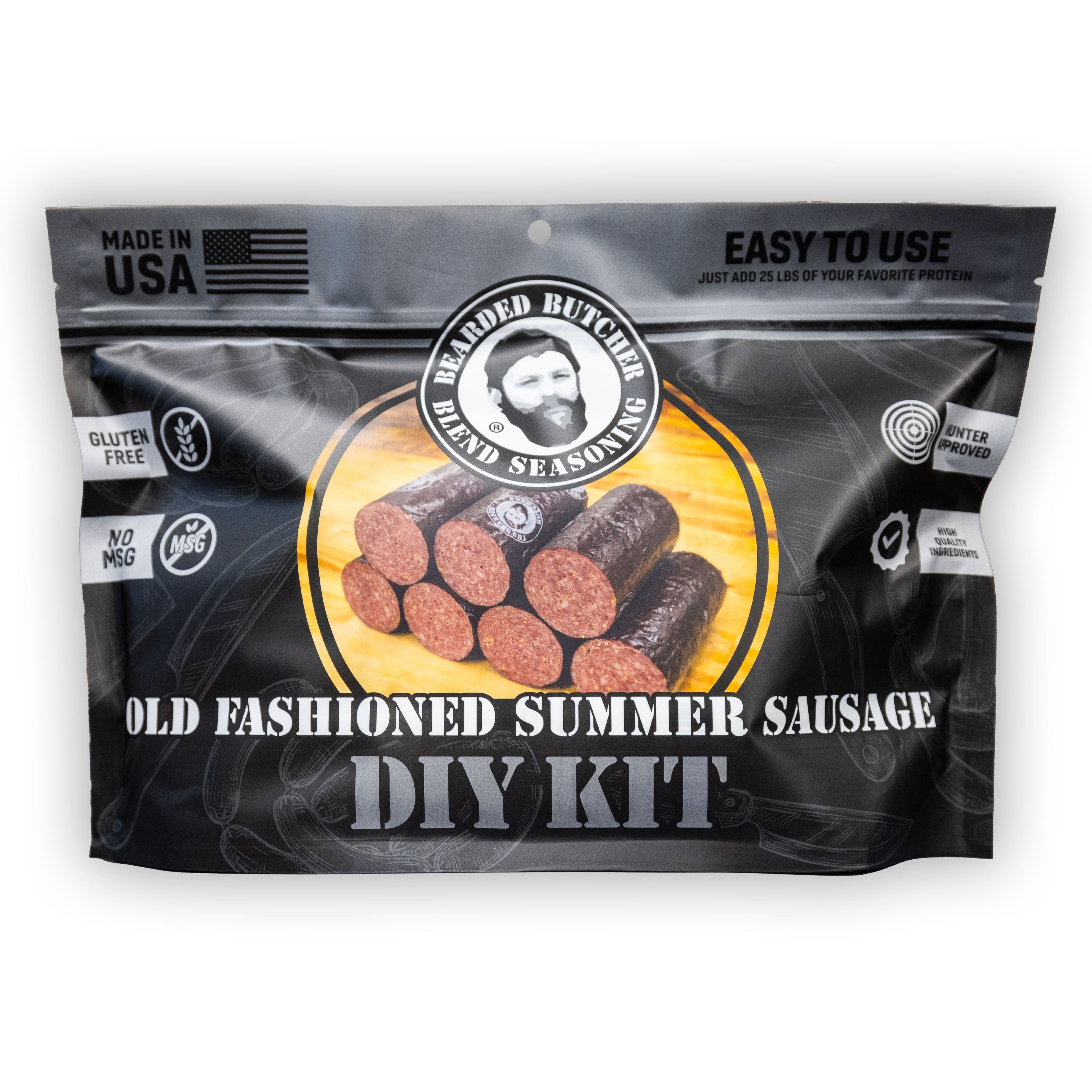 Bearded Butchers DIY Old Fashioned Summer Sausage Kit, Seasons 25 lbs