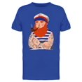 thumbnail image 1 of Bearded Captain Design T-Shirt Men -Image by Shutterstock, Male x-Large, 1 of 2