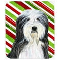 thumbnail image 1 of Bearded Collie Candy Cane Holiday Christmas Mouse Pad, Hot Pad Or Trivet, 1 of 1