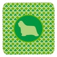 thumbnail image 1 of Bearded Collie Lucky Shamrock Foam Coasters, Set Of 4, 1 of 1