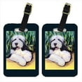 thumbnail image 1 of Bearded Collie Luggage Tag - 4 x 2.75 In., 1 of 1