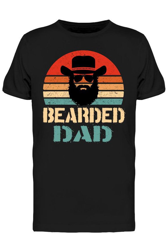Bearded Dad Design T-Shirt Men -Image by Shutterstock, Male 3X-Large