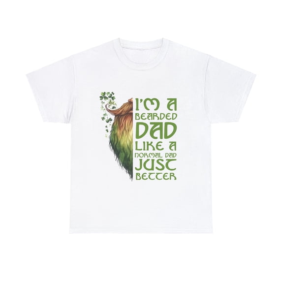Bearded Dad Shirt Funny Beard Humor Father's Day Gift Idea ID-0311-AQFT