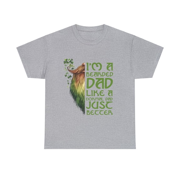 Bearded Dad Shirt Funny Beard Humor Father's Day Gift Idea ID-0311-AQFT