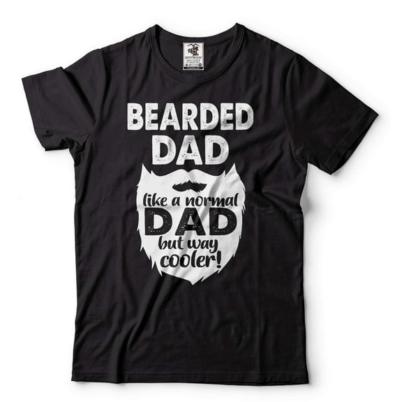 Bearded Dad T-Shirt Funny Dad Tee Father's Day Dad Shirt Father Gift Tee Like A Normal Dad Shirt