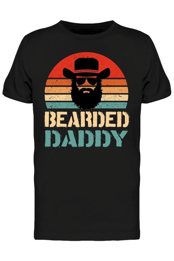 Bearded Daddy T-Shirt Men -Image by Shutterstock, Male Medium