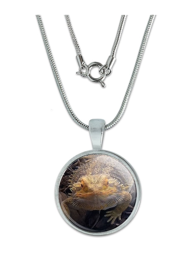 Bearded Dragon - Beardie Lizard Reptile Small Pendant
