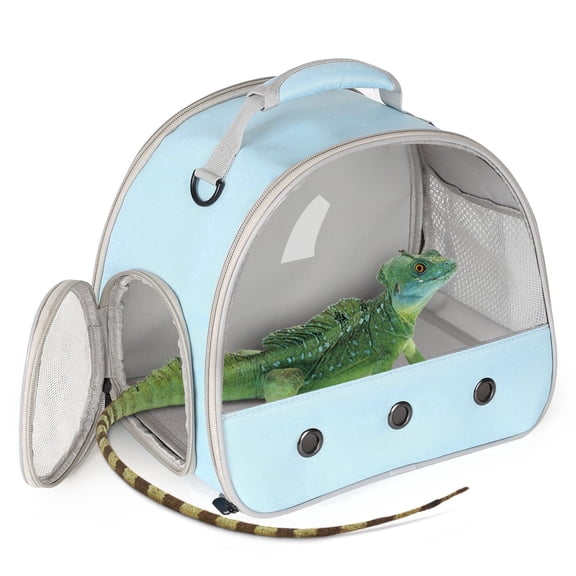 Bearded Dragon Carrier,Lizards Cage,Hamster Outdoor Travel Bag,Small Animal Travel Carrier for Sugar Glider Hedgehog Rat Parrot Bird Guinea Pig, Portable Guinea Pig Travel Carrier for Two