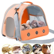 Bearded Dragon Carrier,Lizards Cage,Hamster Outdoor Travel Bag,Small Animal Travel Carrier for Sugar Glider Hedgehog Rat Parrot Bird Guinea Pig, Portable Guinea Pig Travel Carrier for Two