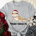 Bearded Dragon Christmas Shirt, Cute Bearded Dragon Christmas Light