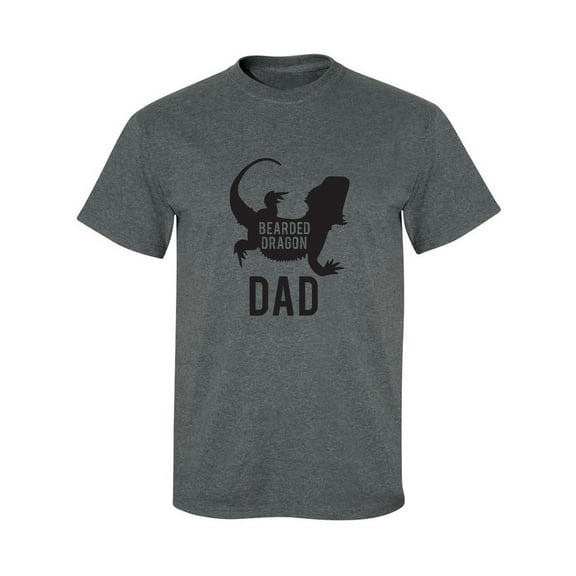 Bearded Dragon Dad Adult Short Sleeve T-shirt