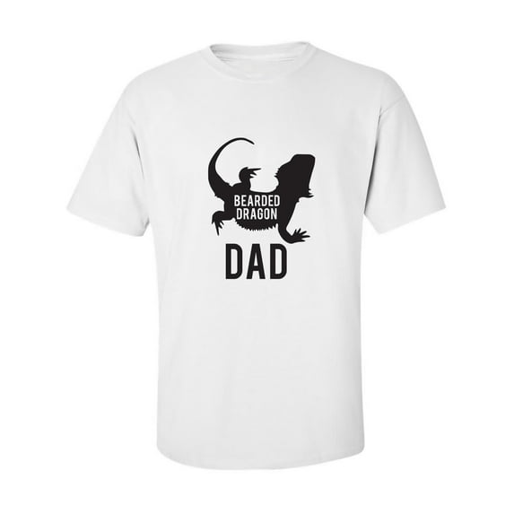 Bearded Dragon Dad Adult Short Sleeve T-shirt
