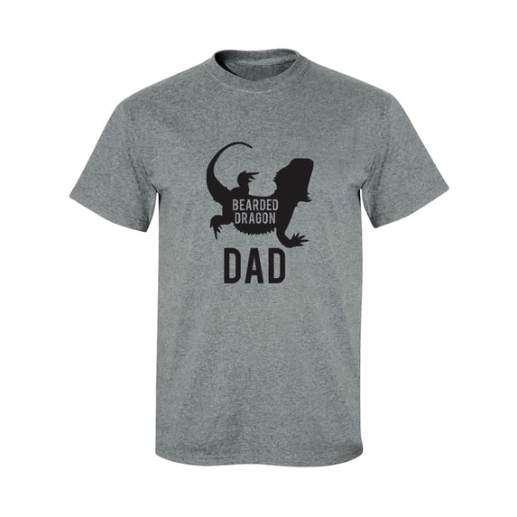 Bearded Dragon Dad Adult Short Sleeve T-shirt
