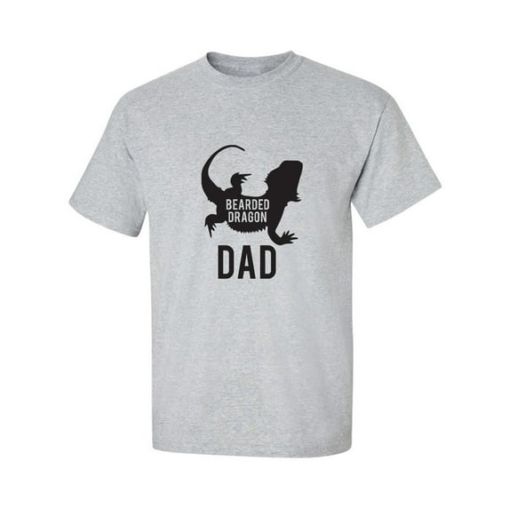 Bearded Dragon Dad Adult Short Sleeve T-shirt