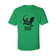 thumbnail image 1 of Bearded Dragon Dad Adult Short Sleeve T-shirt, 1 of 4