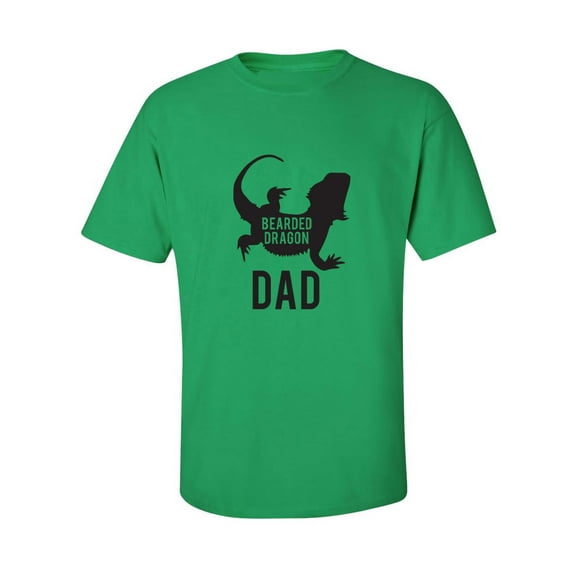 Bearded Dragon Dad Adult Short Sleeve T-shirt
