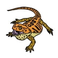 thumbnail image 1 of Bearded Dragon Embroidered Iron-on Patch | Clayton Jewelry Labs, 1 of 4
