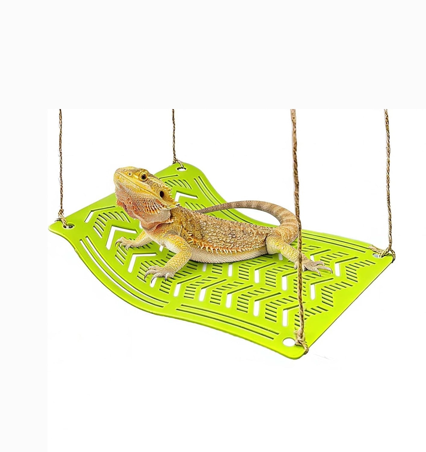 Bearded Dragon Hammock, Turtle Basking Platform with Suction Cups, Lizard Lounger, Reptile Hammocks Climbing Accessories for Crested Gecko, Frog, Snakes, Amphibian