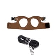 thumbnail image 1 of Bearded Dragon Harness and Leash Set,1 Pcs 65 Inch Traction Rope and 3 Sizes Soft Breathable Vest | Training Walking Equipment for Daily Outdoor Walking & Travel Safe,Brown, 1 of 9