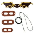 thumbnail image 1 of Bearded Dragon Harness and Leash Adjustable Leather Leash for Amphibians and Other Small Pet Animals, 1 of 9