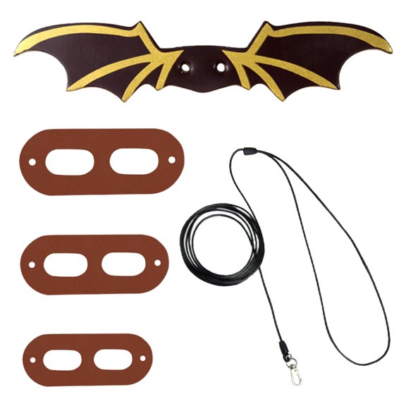 Bearded Dragon Harness and Leash Adjustable Leather Leash for Amphibians and Other Small Pet Animals