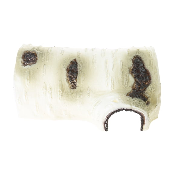 Bearded Dragon Hide Cave Secure and Safe Hides Artificial Log Snake Resin for Lizard Hermit