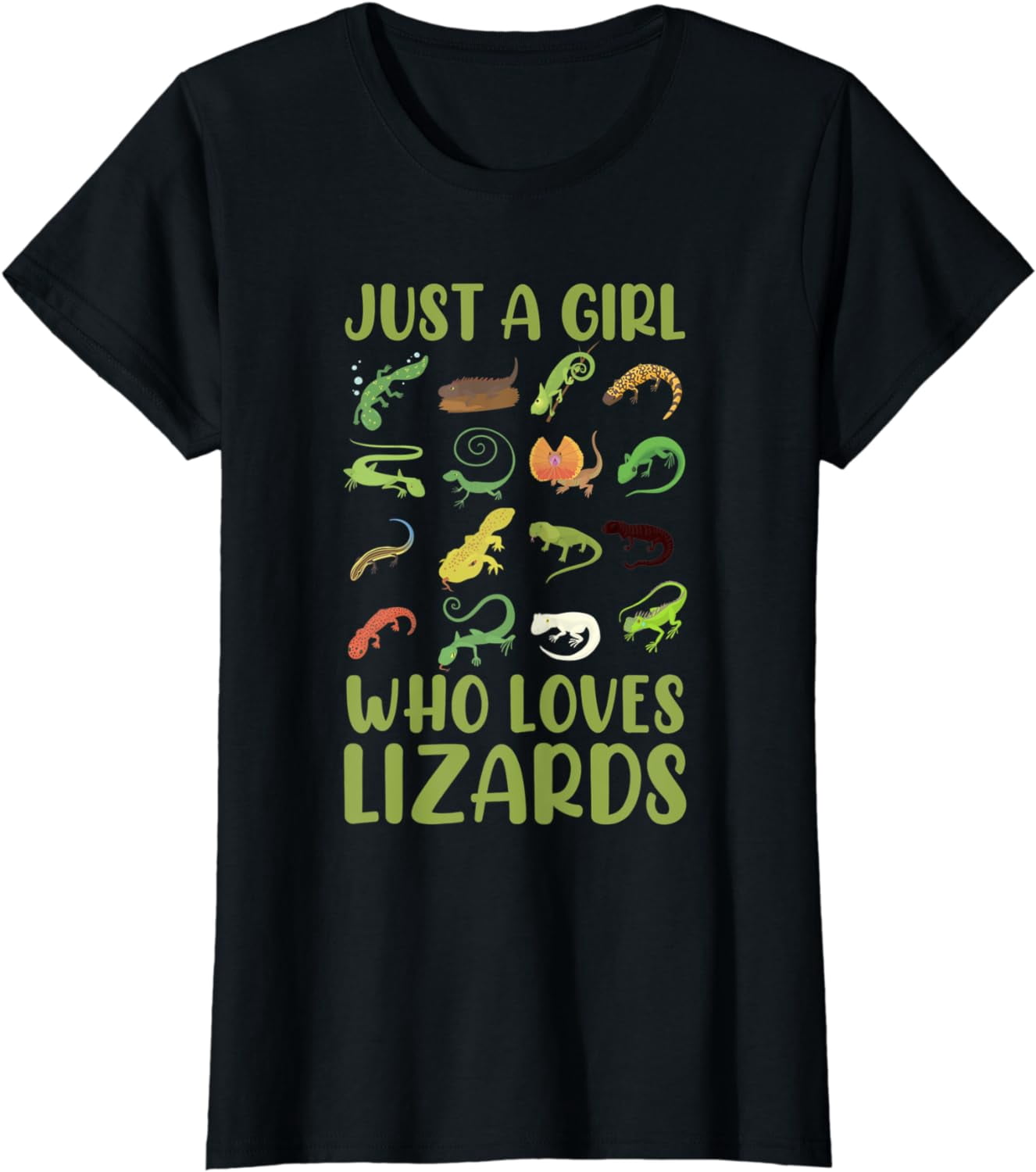 Bearded Dragon Kids Just A Girl Who Loves Lizards T-Shirt - Walmart.com