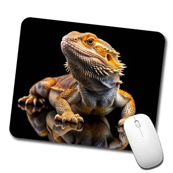 Bearded Dragon Lizard Reptile Mouse Pad Low Profile Gaming Mat