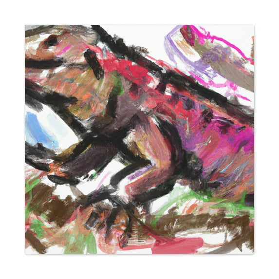 Bearded Dragon Majesty - Canvas