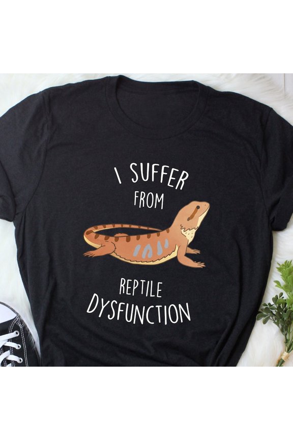 Bearded Dragon Reptile Lizard Dysfunction Animal Graphic Gift Apparel Tshirt,for men and women up to 5XL