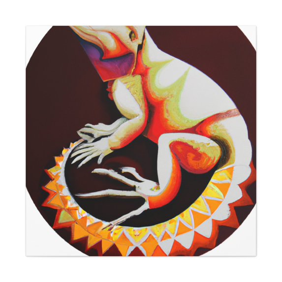 Bearded Dragon Reverie - Canvas
