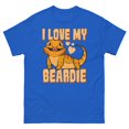 thumbnail image 1 of Bearded Dragon Shirt For Family I Love My Beardie TShirt (Royal, 2XL), 1 of 2