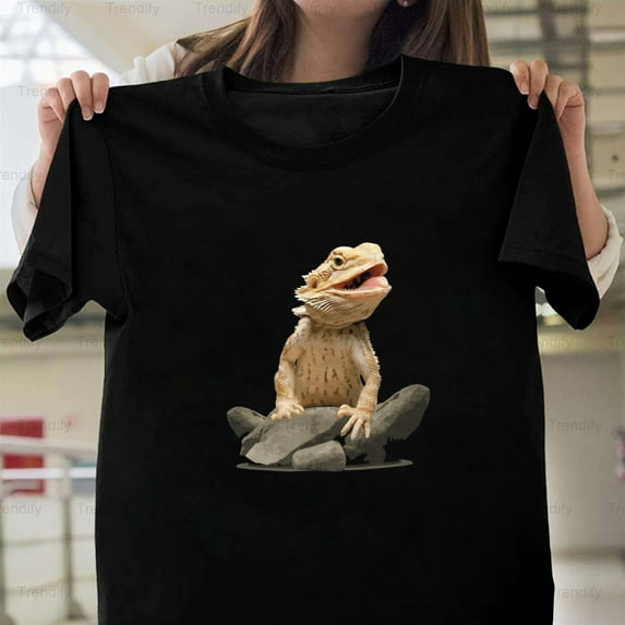 Bearded Dragon Shirt Youth Gecko Lizard Animal Graphic Unisex T-Shirt, up to size 5XL