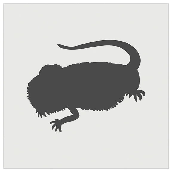 Bearded Dragon Solid DIY Cookie Wall Craft Stencil - 3.5 Inch
