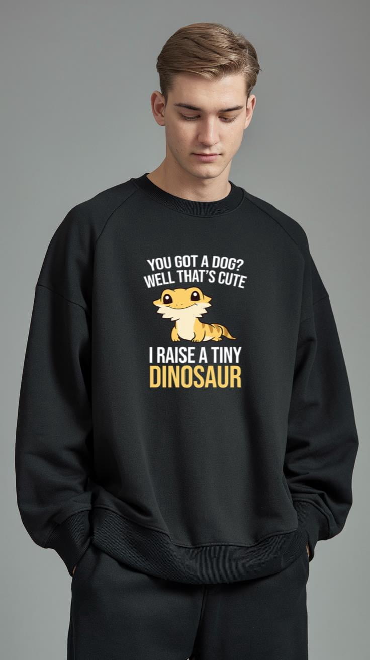 “Love My Bearded Dragon” Hooded Sweatshirt – Unisex Adult Hoodie, 50/50 Cotton Poly Blend
