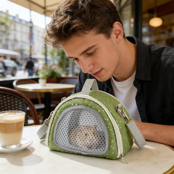 Bearded Dragon Travel Carrier Backpack,Lizard Backpack Carrier,Space Capsule Mesh Window Astronaut Reptile Carrier Backpack for Guinea Pig,Sugar Glider,Bunny