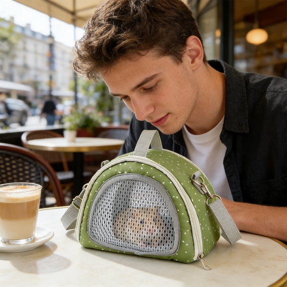 Bearded Dragon Travel Carrier Backpack,Lizard Backpack Carrier,Space Capsule Mesh Window Astronaut Reptile Carrier Backpack for Guinea Pig,Sugar Glider,Bunny