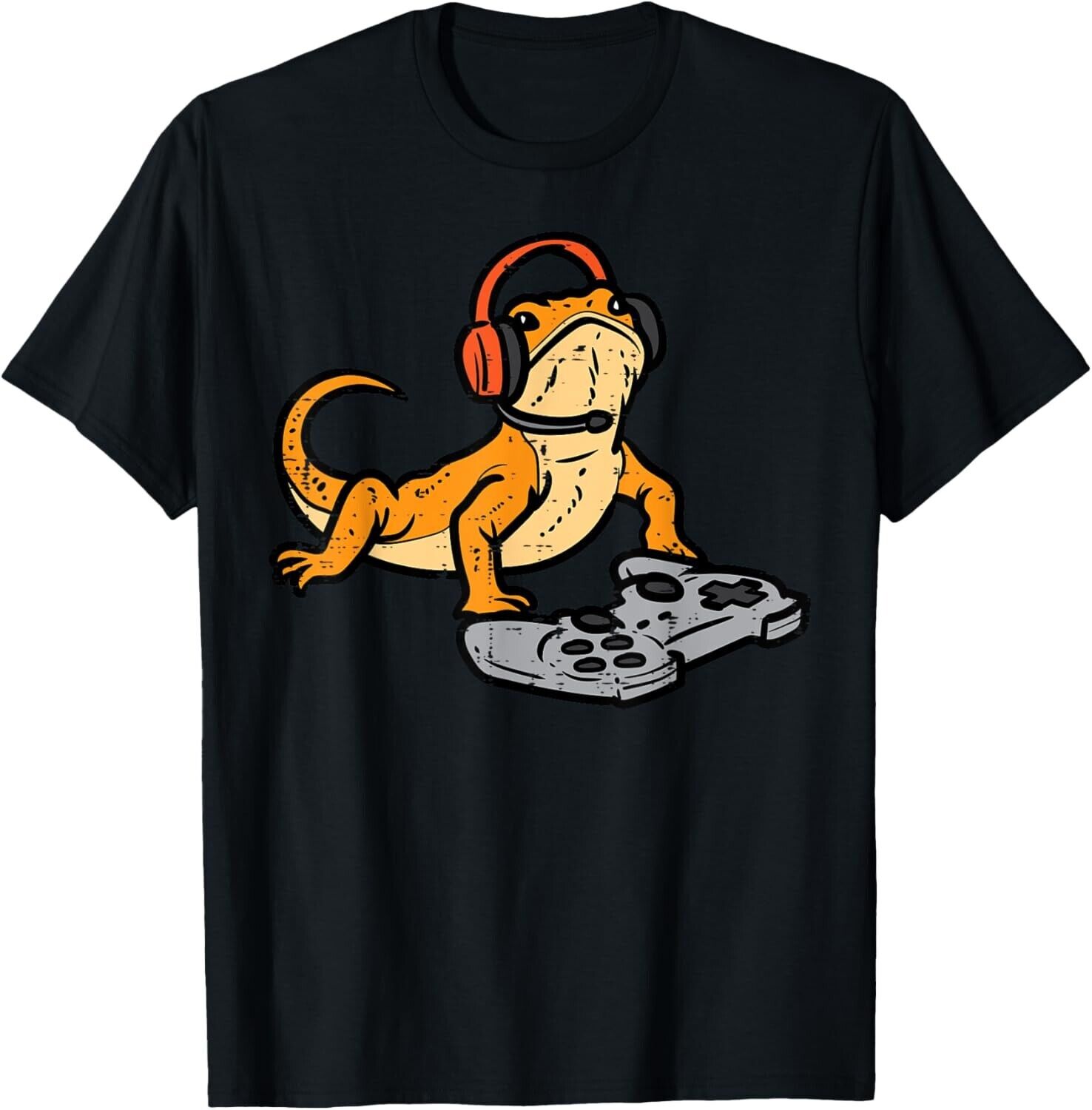 Bearded Dragon Video Gaming Funny Gamer Animal Men Boys Gift Unisex T