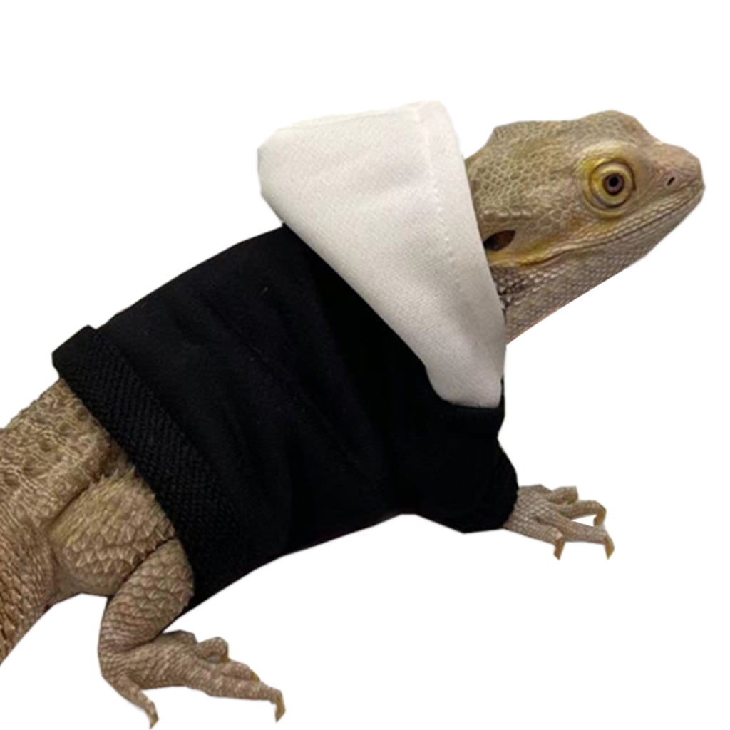 Bearded Dragon Warm Coat Soft Touching Hoodies for Reptiles Geckos