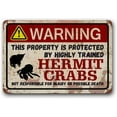 thumbnail image 1 of Bearded Dragons Retro Sign,Funny Metal Signs Warning Sign Pet Gift, Exotic pet, Small Pet Tin Sign 8 X 12 Inches, 1 of 5