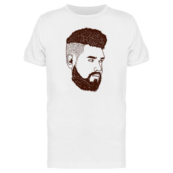 Bearded Dude T-Shirt Men -Image by Shutterstock, Male Small