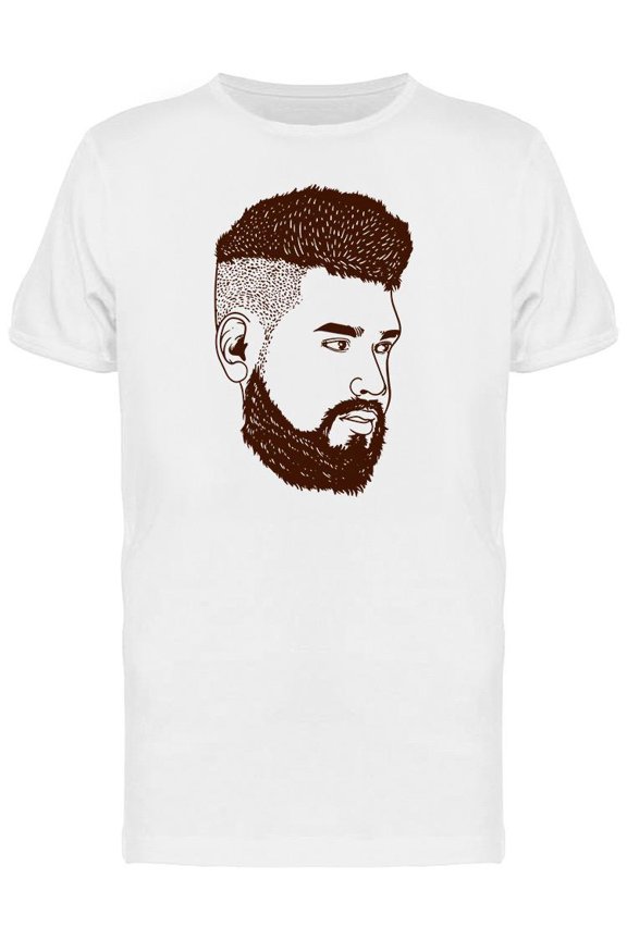 Bearded Dude T-Shirt Men -Image by Shutterstock, Male x-Large