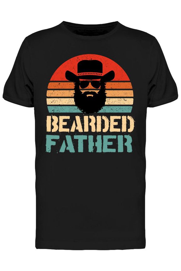 Bearded Father T-Shirt Men -Image by Shutterstock, Male Large