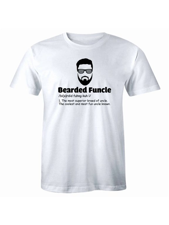 Bearded Funcle Cooler Uncle Definition Graphic Gift Men Style T-Shirt