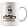 thumbnail image 1 of Bearded Godfather Definition From Godchild Christening Coffee Mug 11oz, 1 of 8